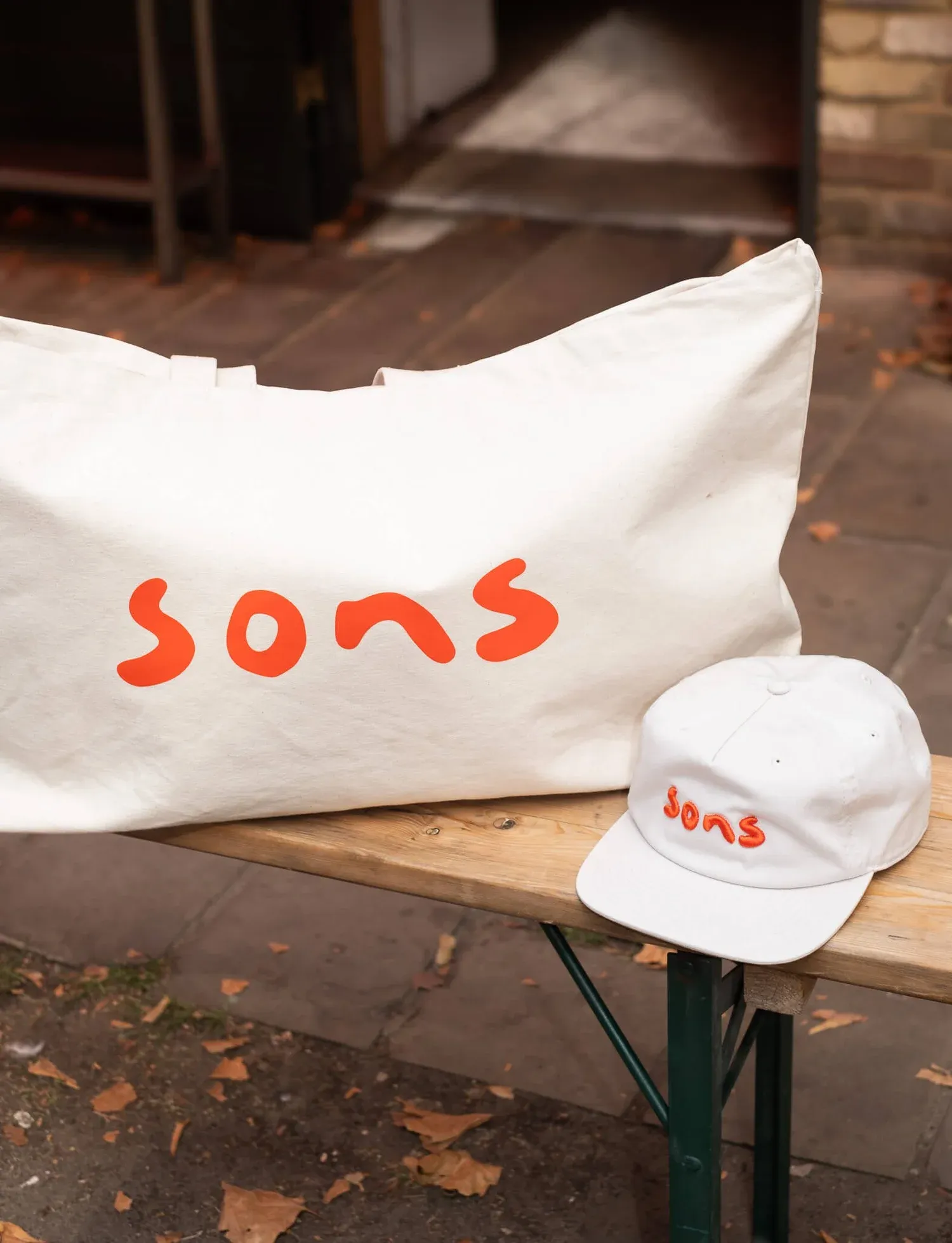 sons oversized canvas tote bag